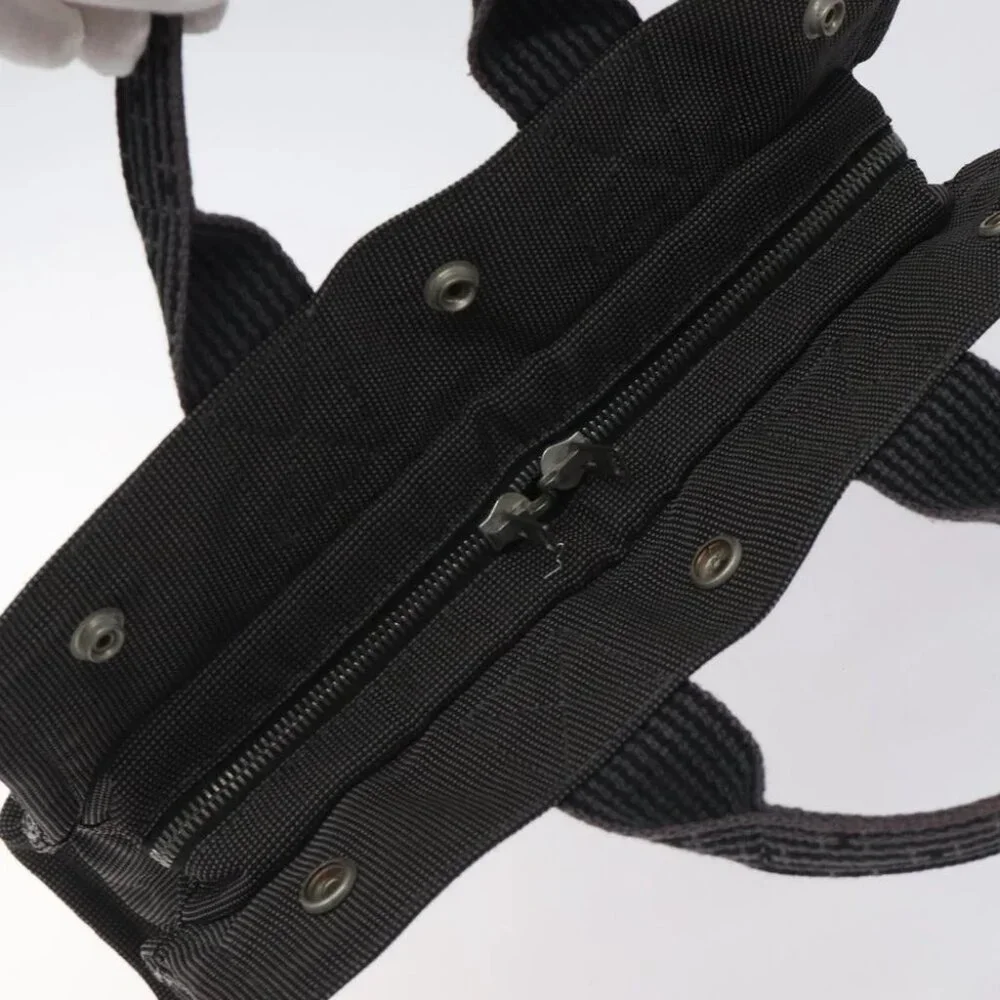 HERMES Her Line PM Backpack Canvas Gray Silver - Picture 9 of 14